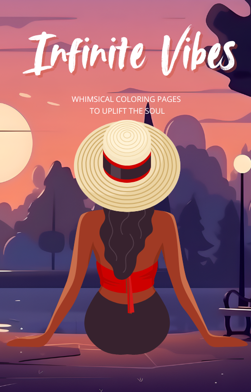 Infinite Vibes Whimsical Coloring Pages