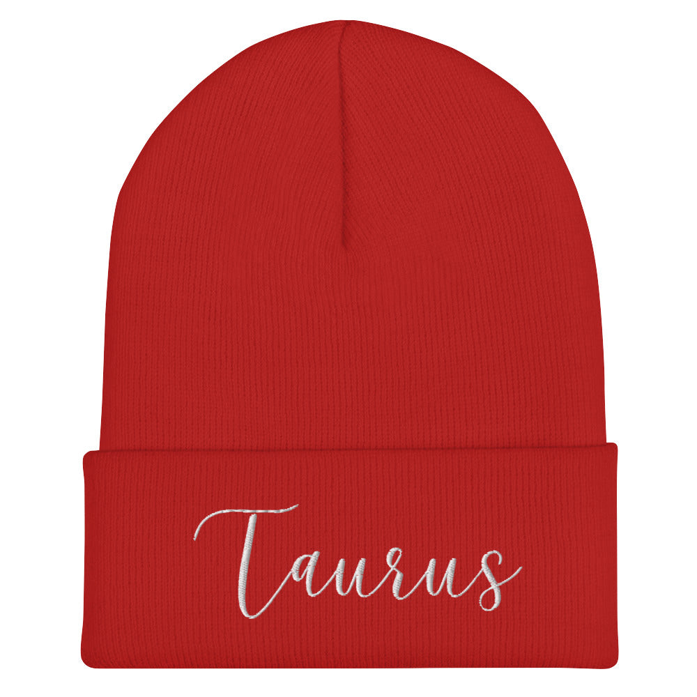 Taurus Cuffed Beanie