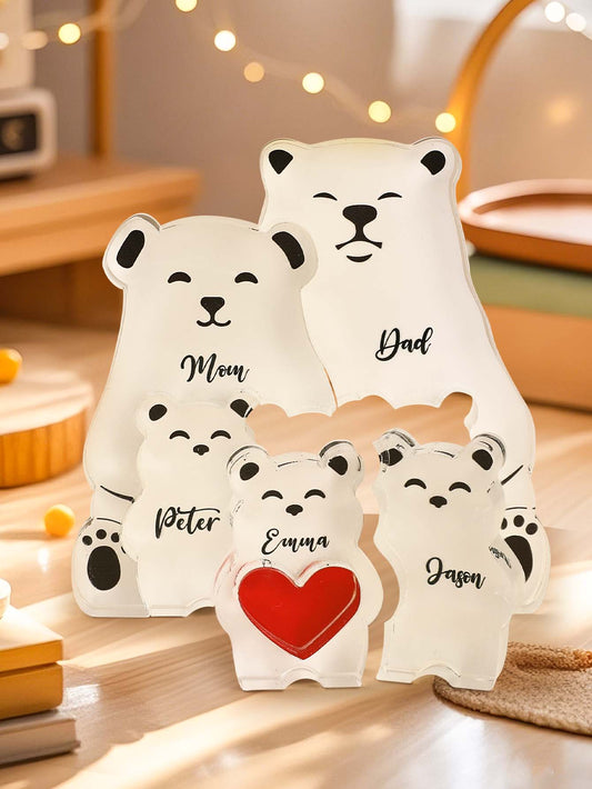 Custom Family Member Puzzle Bear