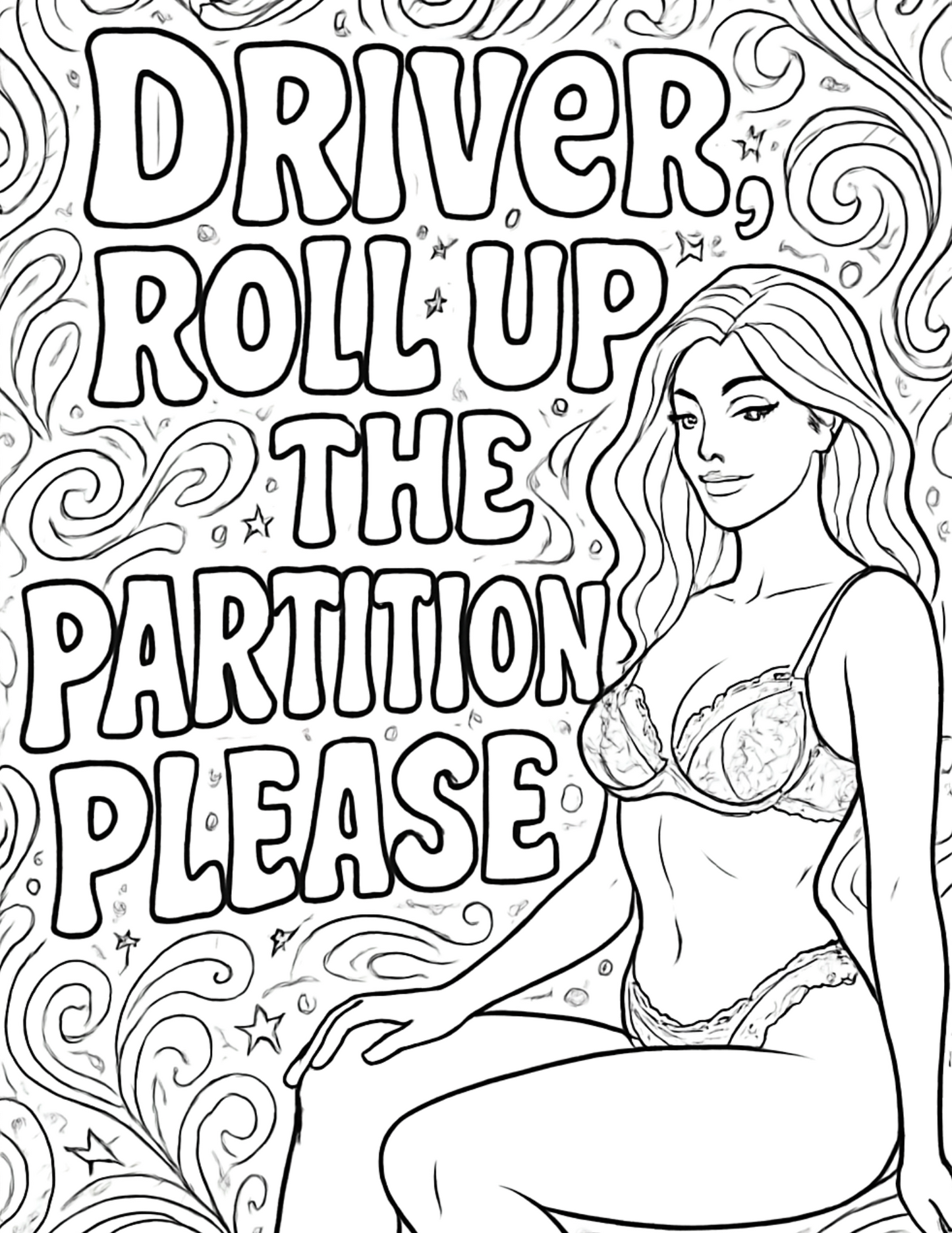 Infinite Vibes Whimsical Coloring Pages