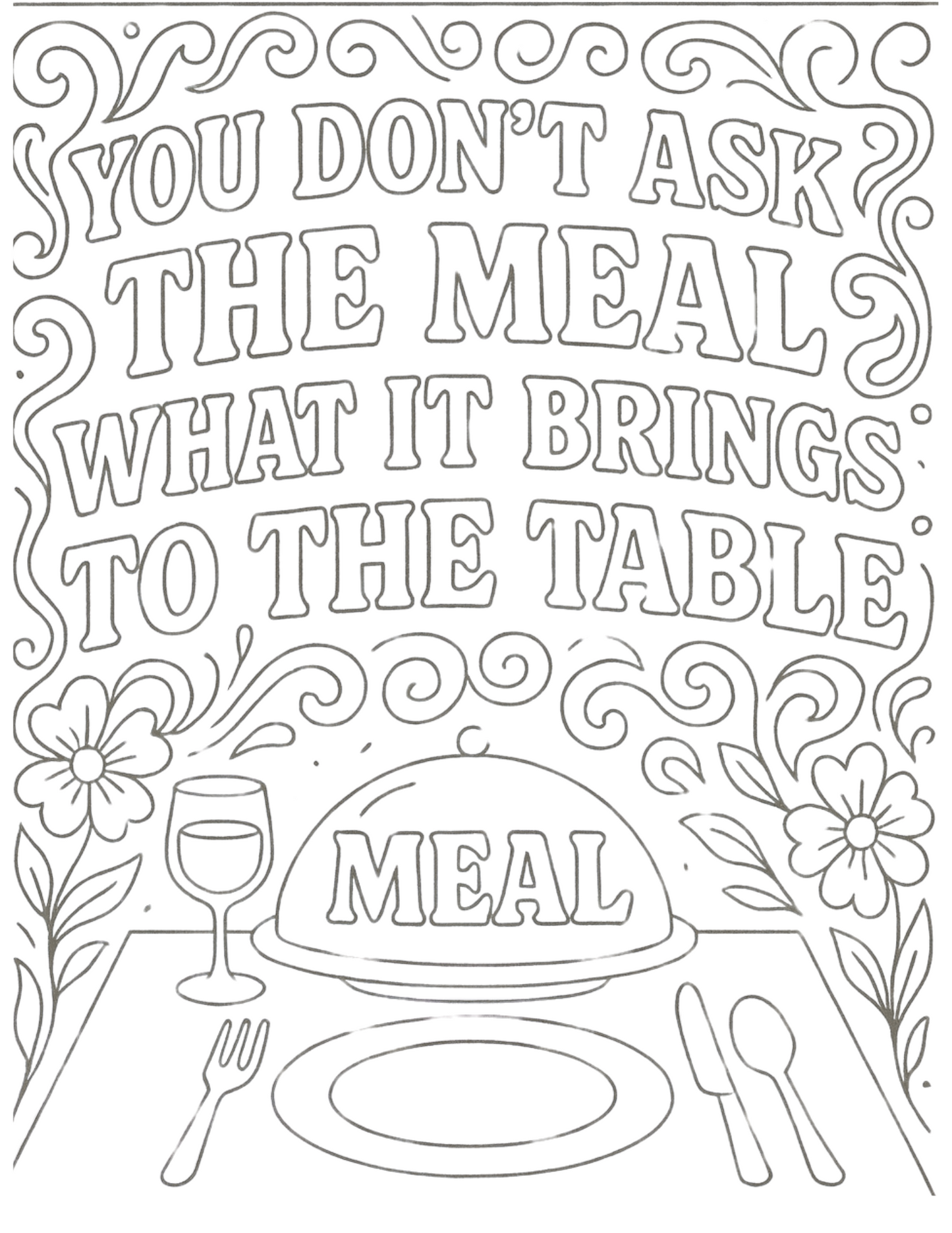 Infinite Vibes Whimsical Coloring Pages