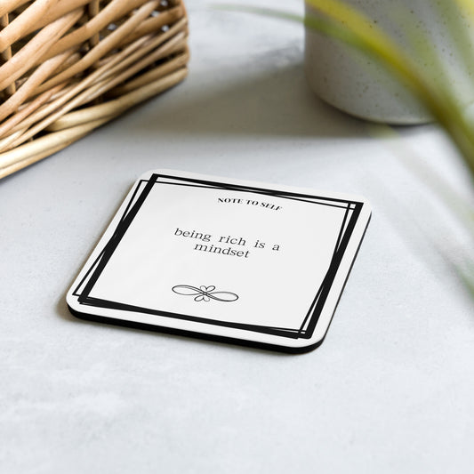 Rich Mindset coaster
